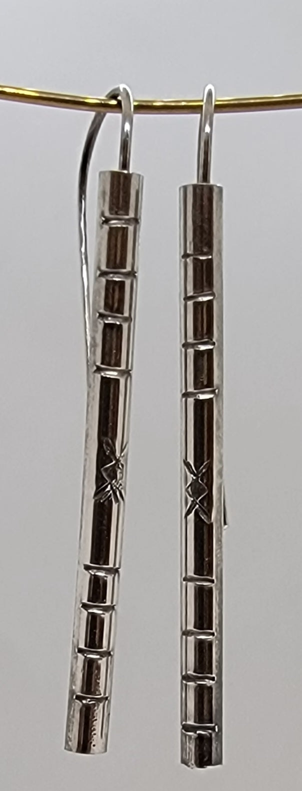 Large Stamped Earrings