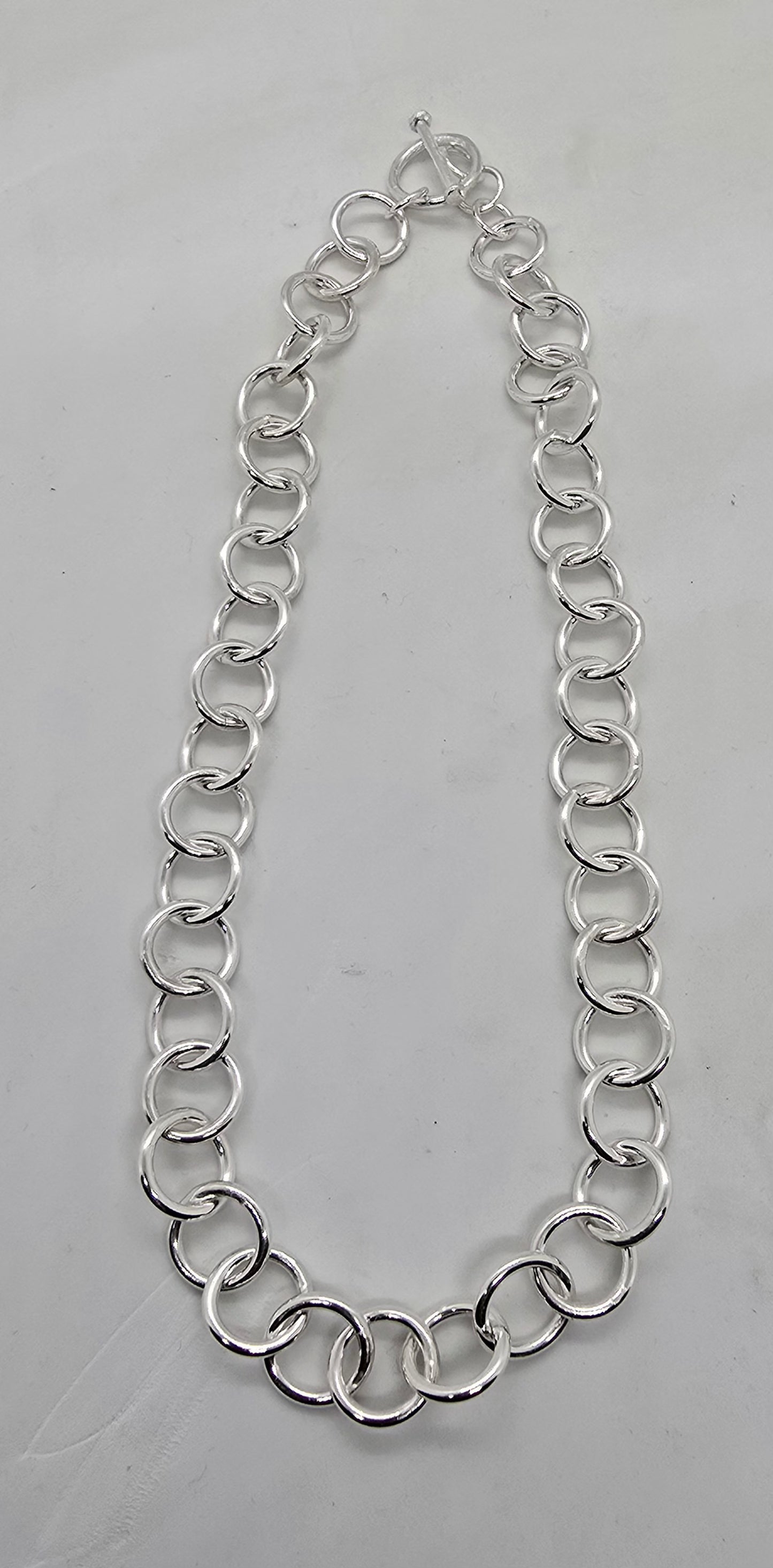 Round Link Silver Chain