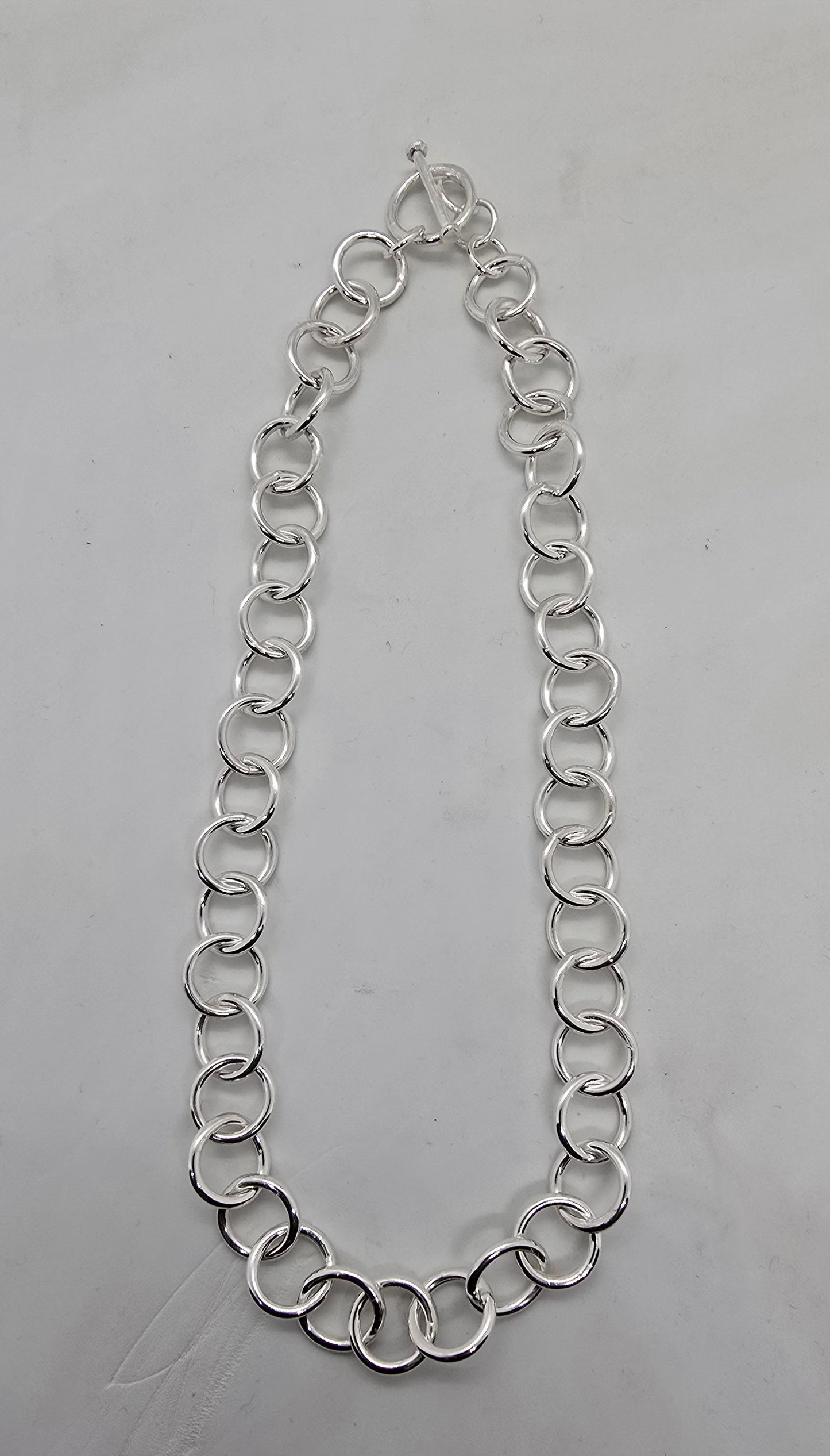 Round Link Silver Chain