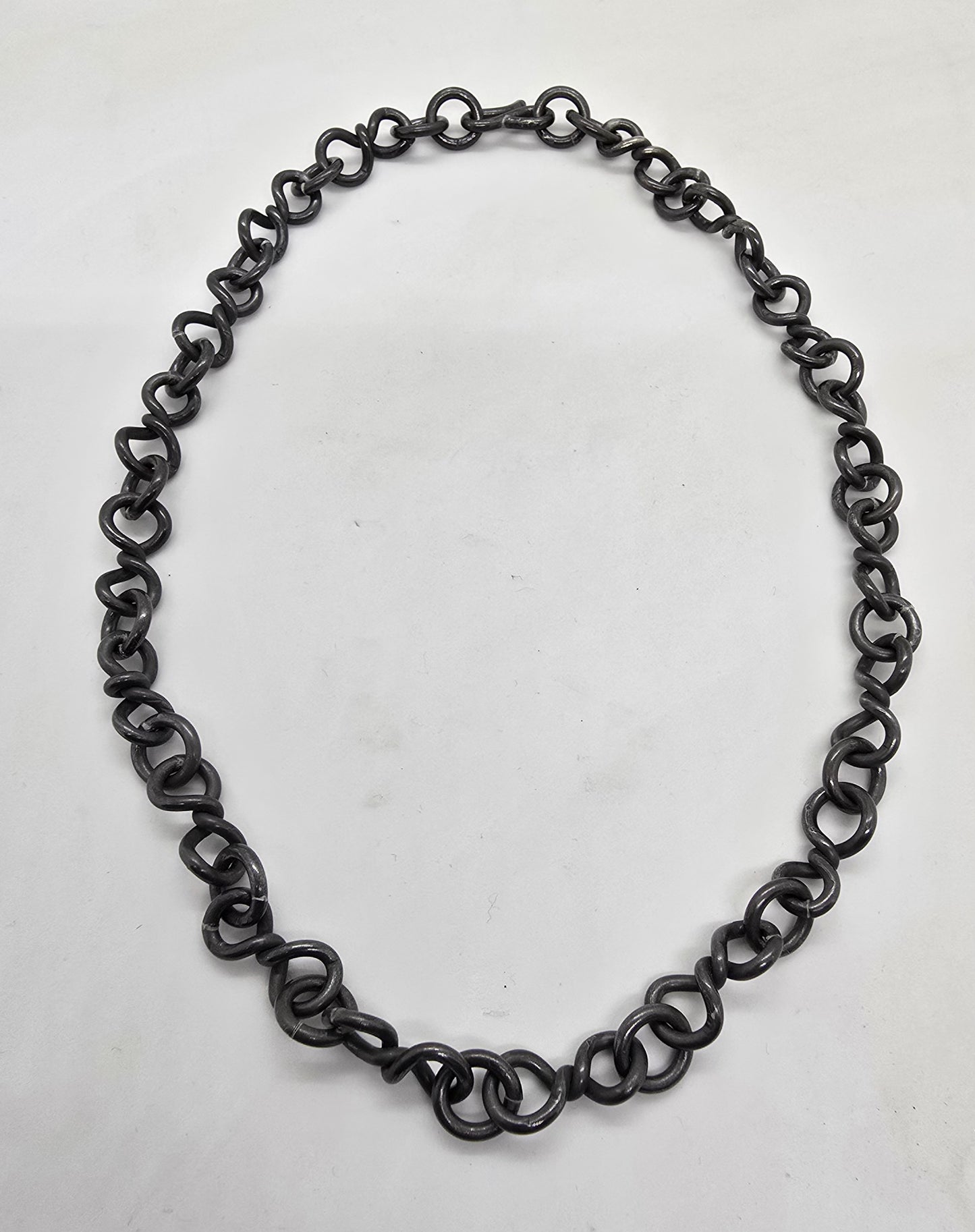 Black Sterling Twisted Chain