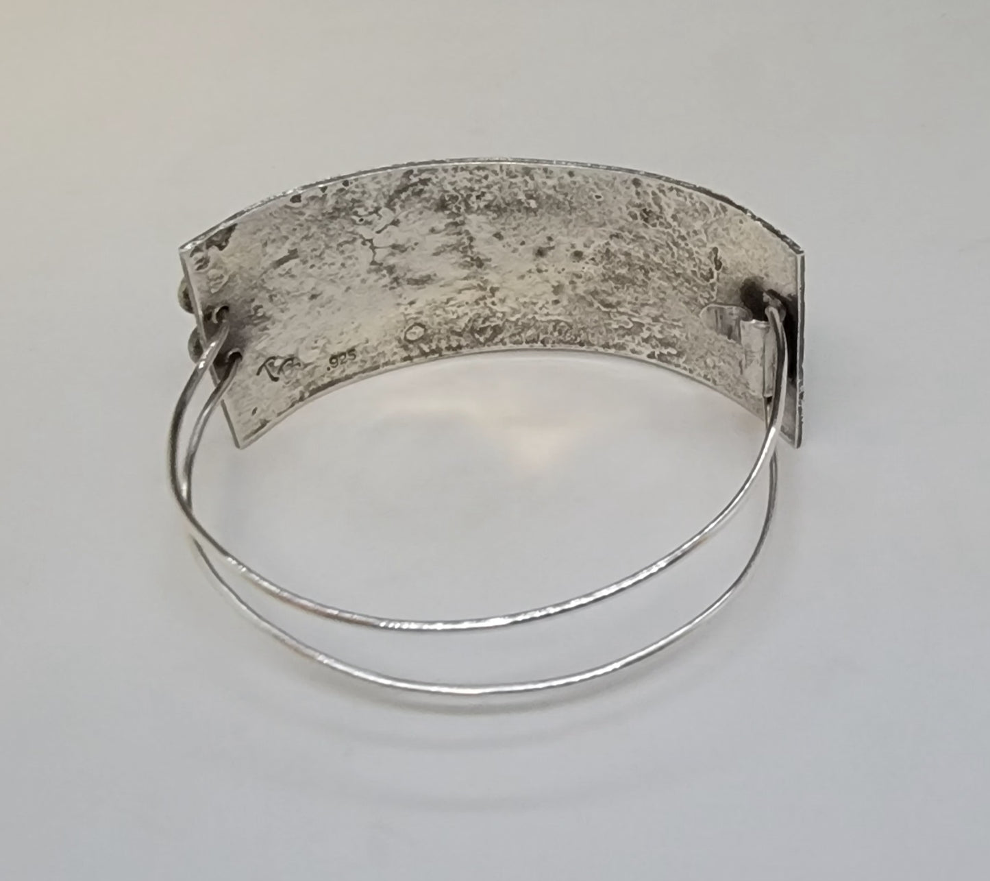 Reticulated Silver Bracelet