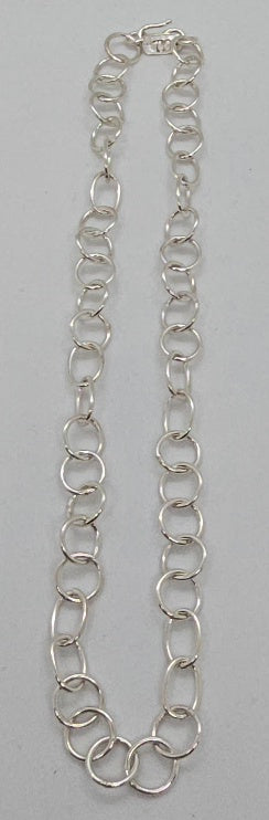 Mixed Link Sterling Silver Chain