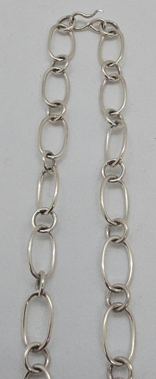 Sterling Silver Chain w/Decorative Links